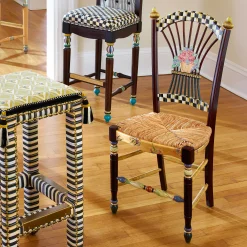 MacKenzie-Childs Dark Flower Basket Side Chair* Dining Room & Kitchen