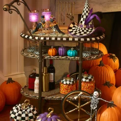 MacKenzie-Childs Dotography Bar Cart* Living Room