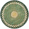 MacKenzie-Childs Emerald Sunburst Rug - 3' Round* Rugs