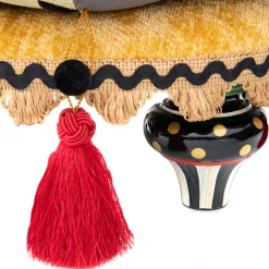 MacKenzie-Childs Evenfall Footstool* Living Room