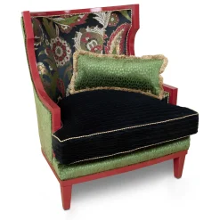 MacKenzie-Childs Evenfall Wing Chair* Living Room