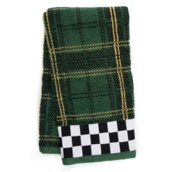 MacKenzie-Childs Evergreen Plaid Hand Towel* Bed & Bath