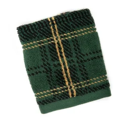 MacKenzie-Childs Evergreen Plaid Washcloth* Bed & Bath