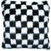 MacKenzie-Childs Fab Fur Check Pillow* Pillows, Throws, & Cushions