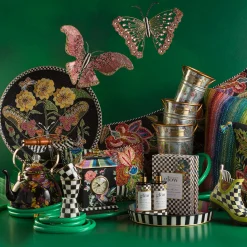 MacKenzie-Childs Flower Market 3 Quart Tea Kettle - Black* Tea Kettles