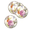 MacKenzie-Childs Flower Market Appetizer Plates - Set Of 4* Outdoor Entertaining