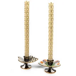 MacKenzie-Childs Flower Market Butterfly Candle Holders - Set Of 2* Candles & Fragrances