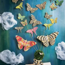 MacKenzie-Childs Flower Market Butterfly Wall Decor* Room Accents