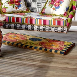 MacKenzie-Childs Flower Market Double Door Entrance Mat* Outdoor Rugs & Mats