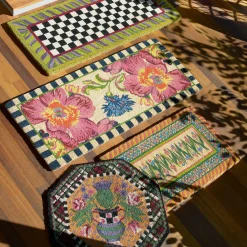 MacKenzie-Childs Flower Market Double Door Entrance Mat* Outdoor Rugs & Mats