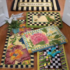 MacKenzie-Childs Flower Market Double Door Entrance Mat* Outdoor Rugs & Mats