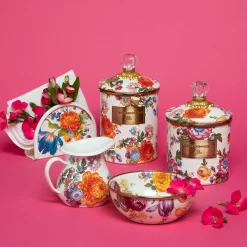 MacKenzie-Childs Flower Market Everyday Bowl - White* Outdoor Entertaining