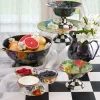 MacKenzie-Childs Flower Market Everything Bowl - Black* Outdoor Entertaining
