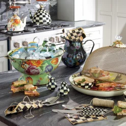 MacKenzie-Childs Flower Market Everything Bowl - Green* Outdoor Entertaining