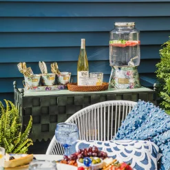 MacKenzie-Childs Flower Market Galvanized Beverage Dispenser* Outdoor Entertaining