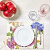 MacKenzie-Childs Flower Market Placemats - White - Set Of 4* Outdoor Entertaining