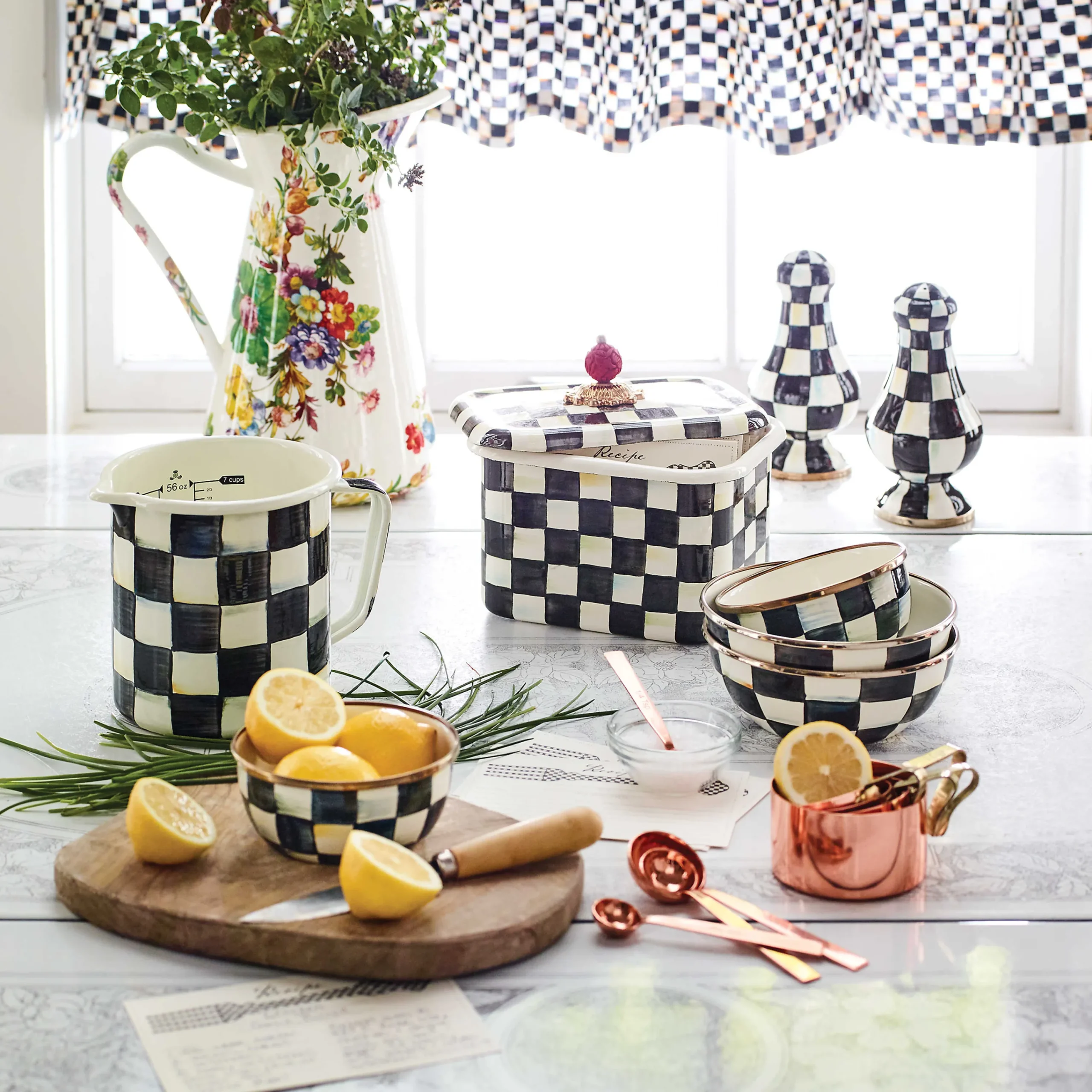 MacKenzie-Childs Flower Market Practical Pitcher - Large* Outdoor Entertaining