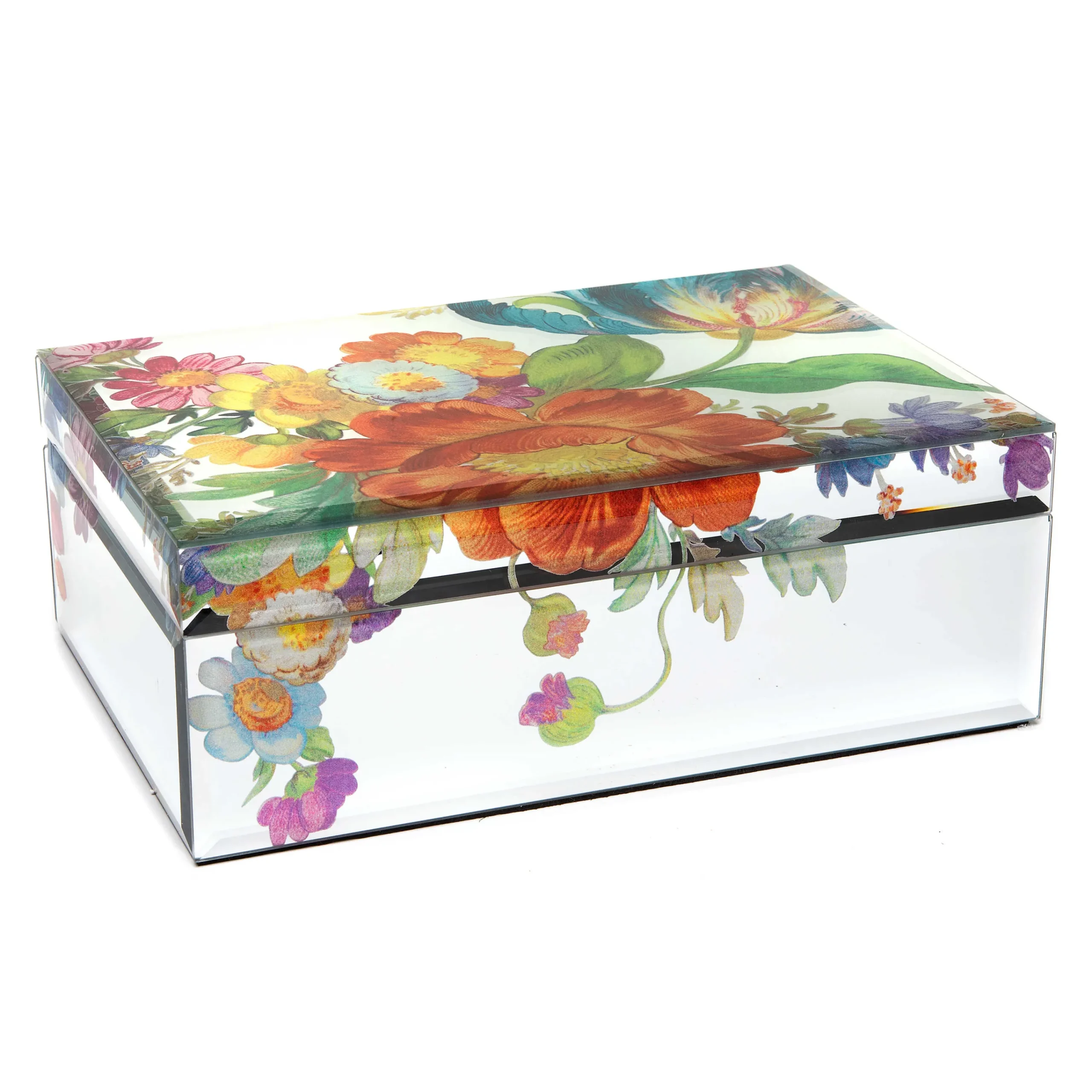 MacKenzie-Childs Flower Market Reflections Jewelry Box* Bed & Bath