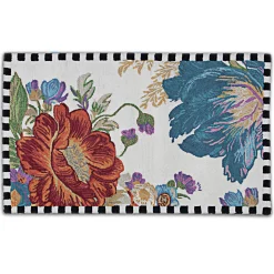 MacKenzie-Childs Flower Market Reflections Rug - 3' X 5' - Ivory* Rugs