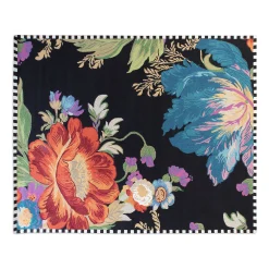 MacKenzie-Childs Flower Market Reflections Rug - Black - 8' X 10'* Rugs