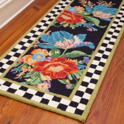 MacKenzie-Childs Flower Market Rug - 2'6" X 8' Runner* Rugs