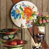 MacKenzie-Childs Flower Market Serving Platter - White* Outdoor Entertaining