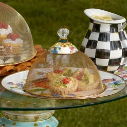 MacKenzie-Childs Flower Market Serving Platter - White* Outdoor Entertaining