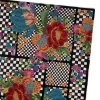 MacKenzie-Childs Flower Market Trellis Rug - Black - 8' X 10'* Rugs