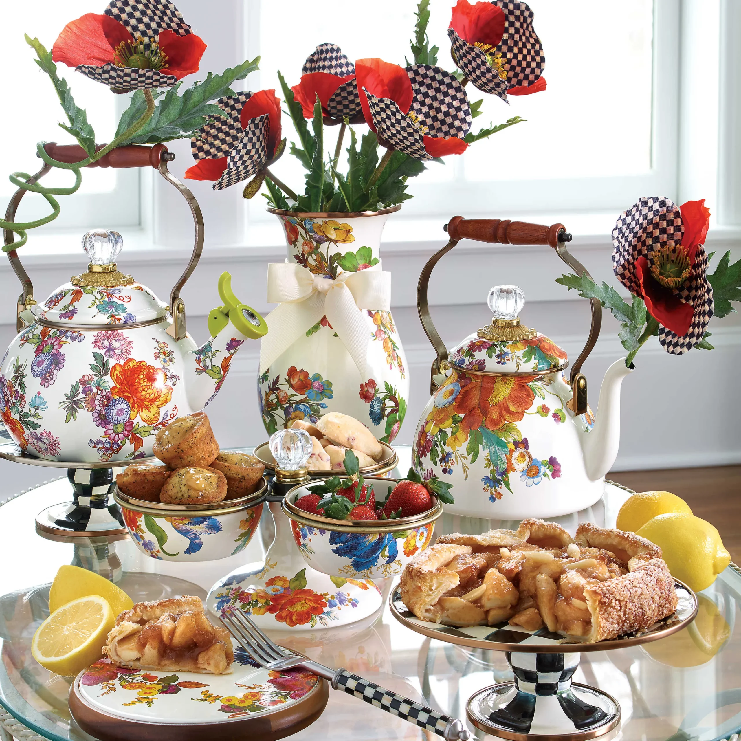 MacKenzie-Childs Flower Market Vase - Tall* Room Accents