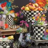 MacKenzie-Childs Flower Market Wallpaper - Black* Room Accents