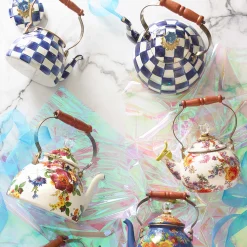 MacKenzie-Childs Flower Market Whistling Tea Kettle* Tea Kettles
