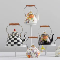 MacKenzie-Childs Flower Market Whistling Tea Kettle* Tea Kettles