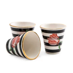 MacKenzie-Childs Flower Show Pots - Set Of 3* Pots & Planters