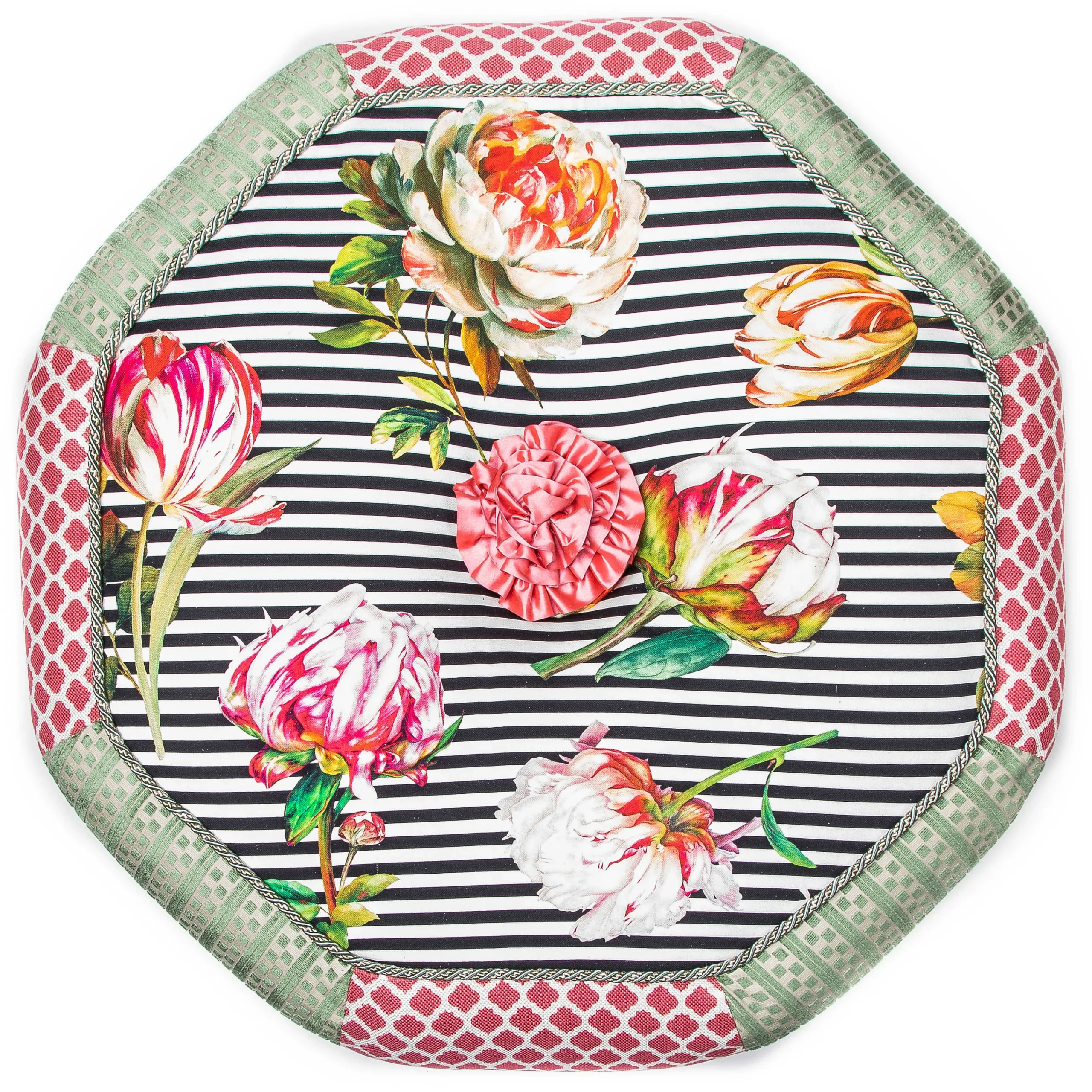 MacKenzie-Childs Flower Show Setting Seat* Living Room