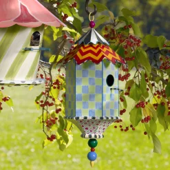 MacKenzie-Childs Flyer'S Folly Birdhouse* Garden Accessories