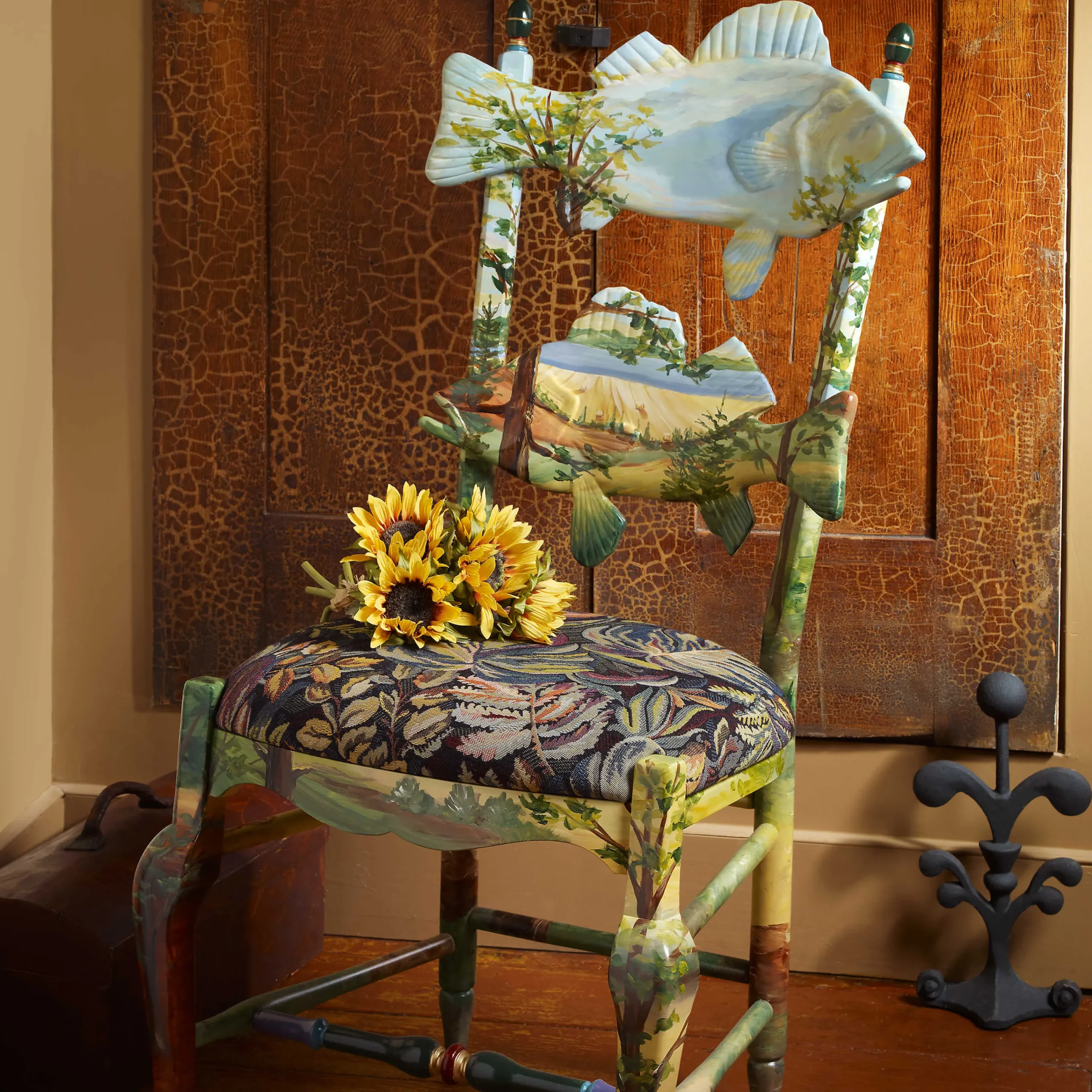 MacKenzie-Childs Forest Fish Chair* Dining Room & Kitchen