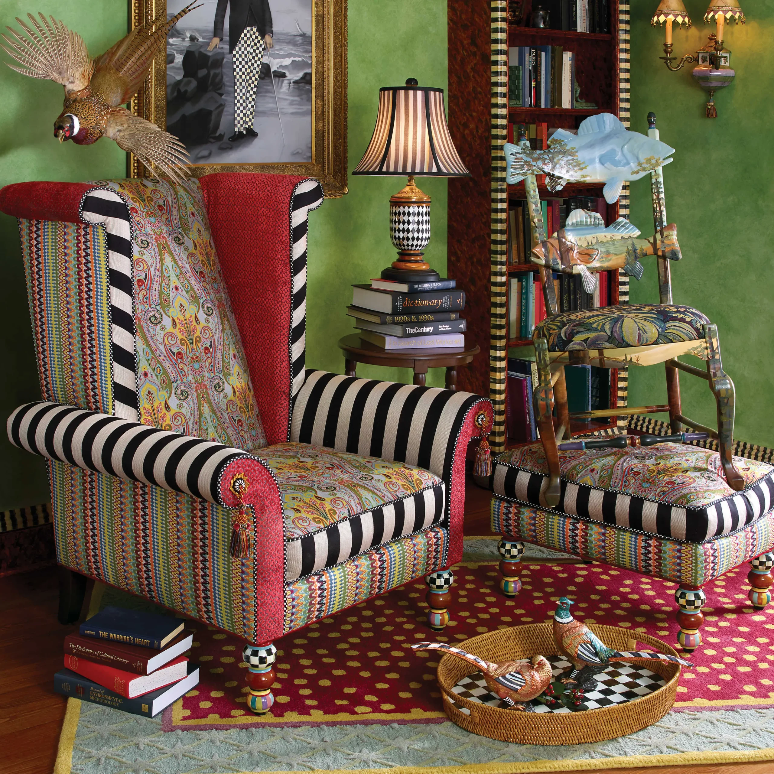 MacKenzie-Childs Forest Fish Chair* Dining Room & Kitchen