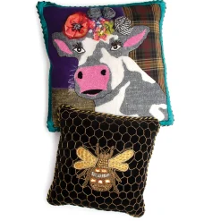 MacKenzie-Childs Frida Cowlo Pillow* Pillows, Throws, & Cushions