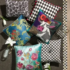 MacKenzie-Childs Frida Cowlo Pillow* Pillows, Throws, & Cushions