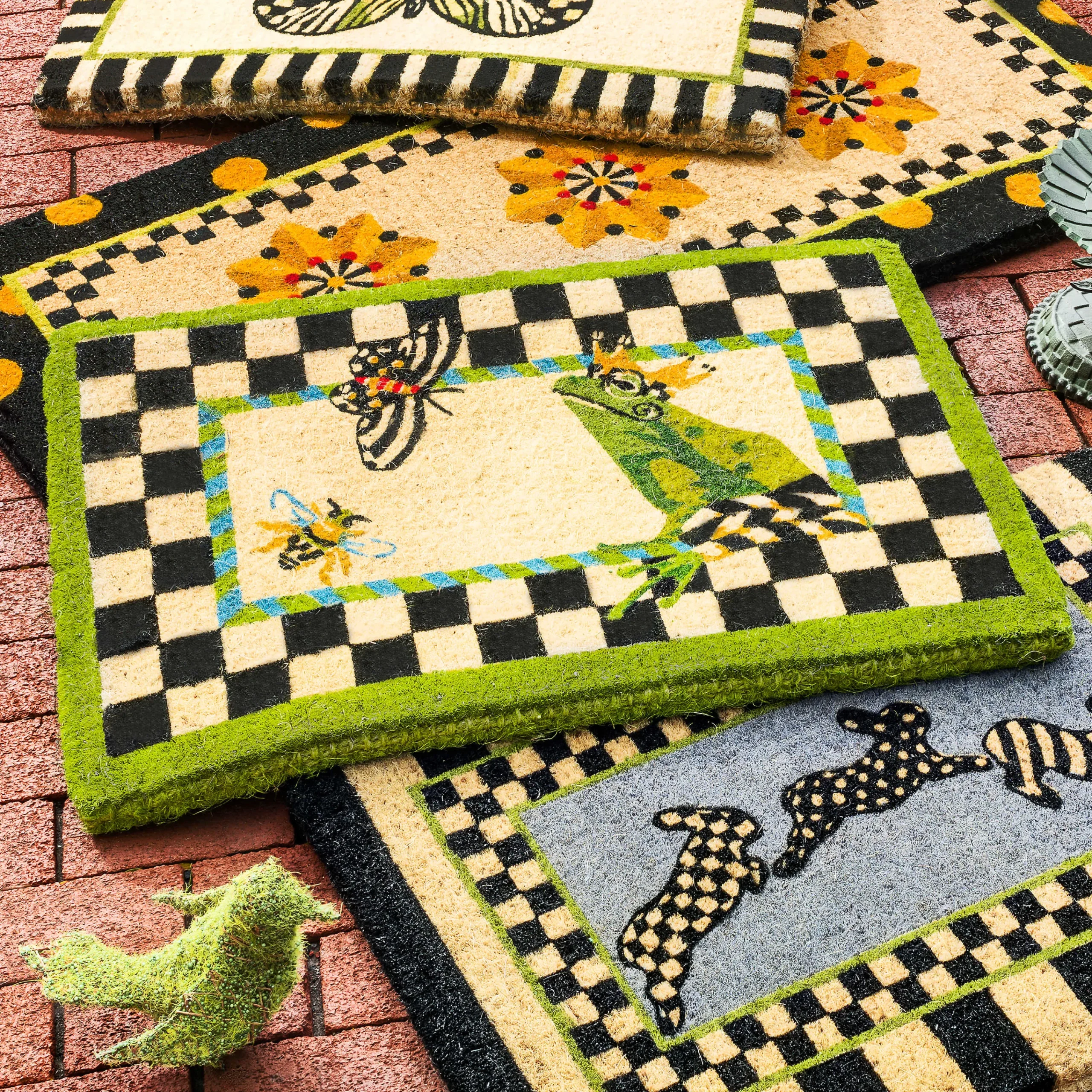 MacKenzie-Childs Frog Entrance Mat* Outdoor Rugs & Mats