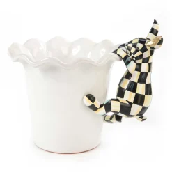 MacKenzie-Childs Funny Bunny Pot Climber* Pots & Planters