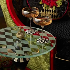 MacKenzie-Childs Gambit Accent Table* Living Room