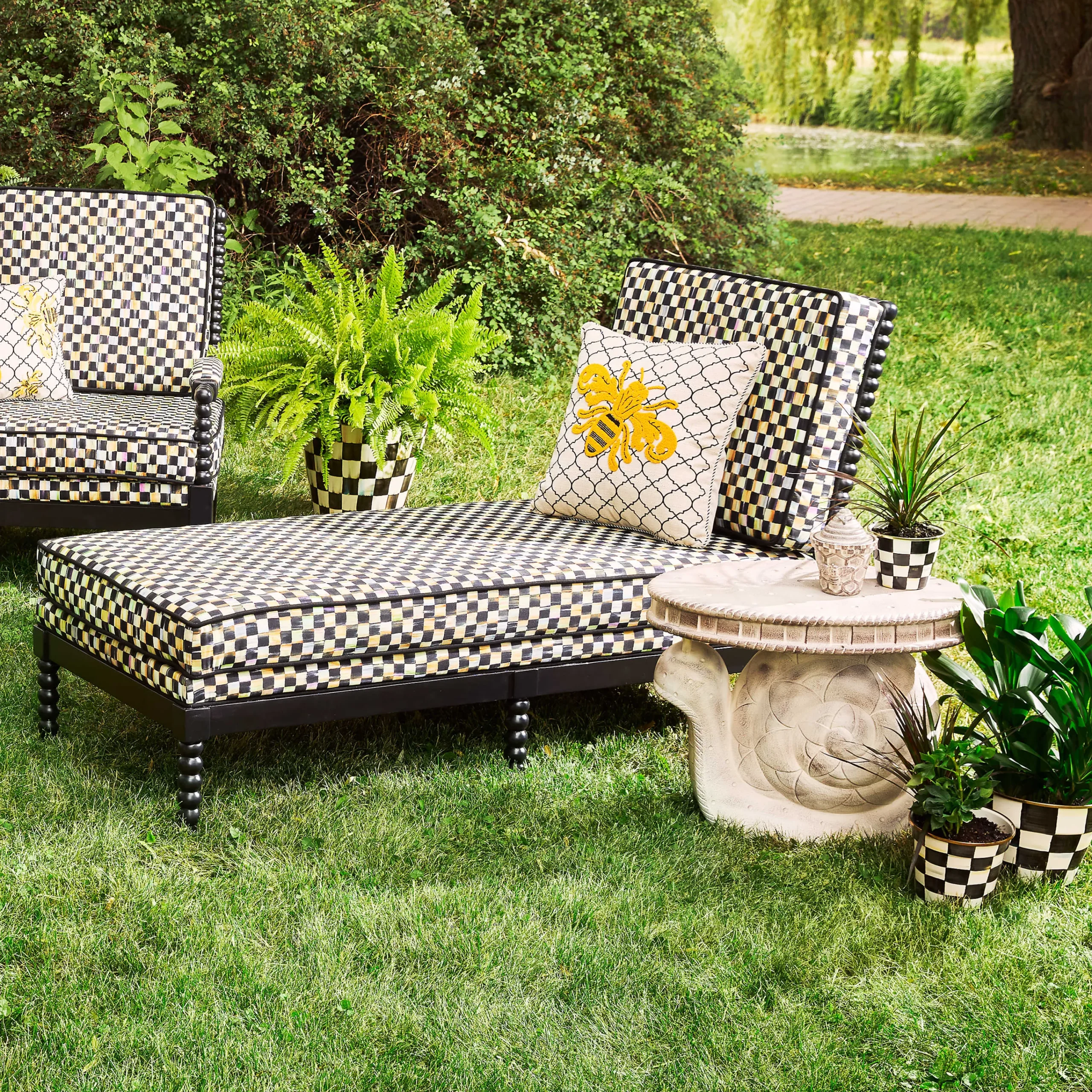 MacKenzie-Childs Garden Snail Table* Outdoor Furniture