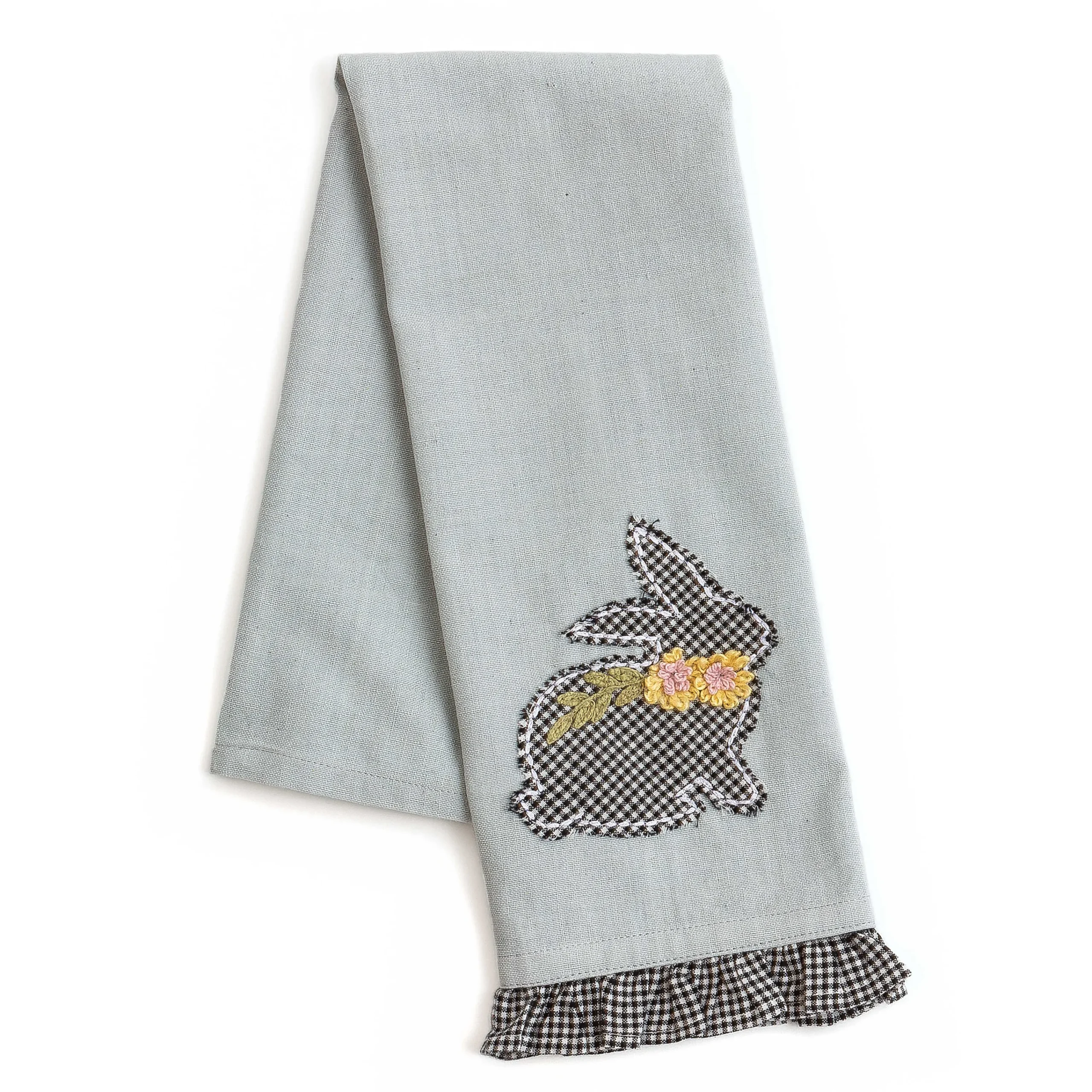 MacKenzie-Childs Gingham Bunny Dish Towel* Kitchen & Table Linens