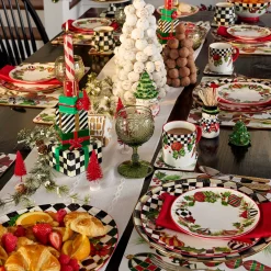 MacKenzie-Childs Gold Check Flatware - 5-Piece Place Setting* Outdoor Entertaining