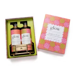 MacKenzie-Childs Grapefruit Twist Soap & Lotion Caddy Set* Candles & Fragrances