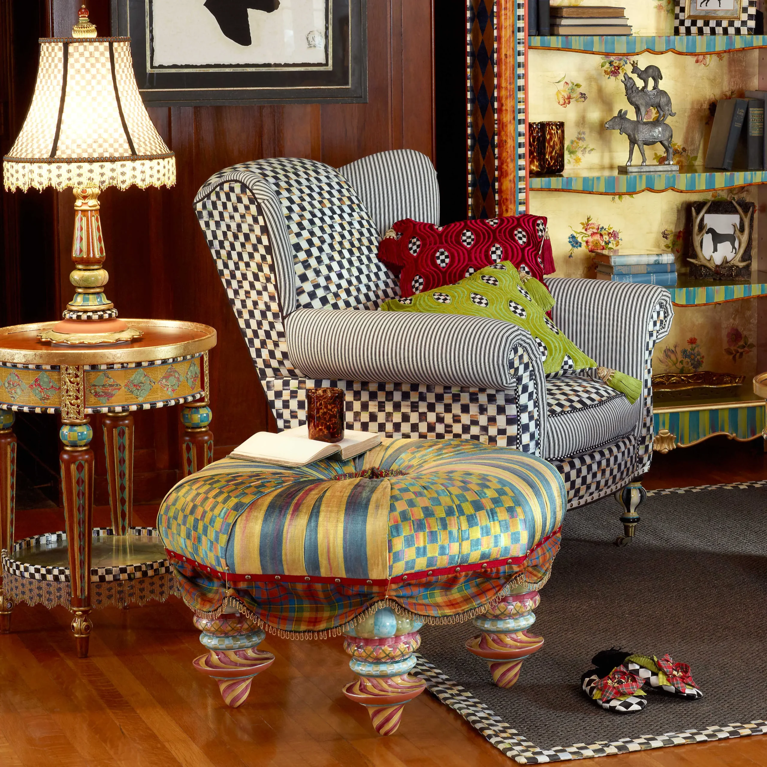 MacKenzie-Childs Highland Table Lamp* Room Accents