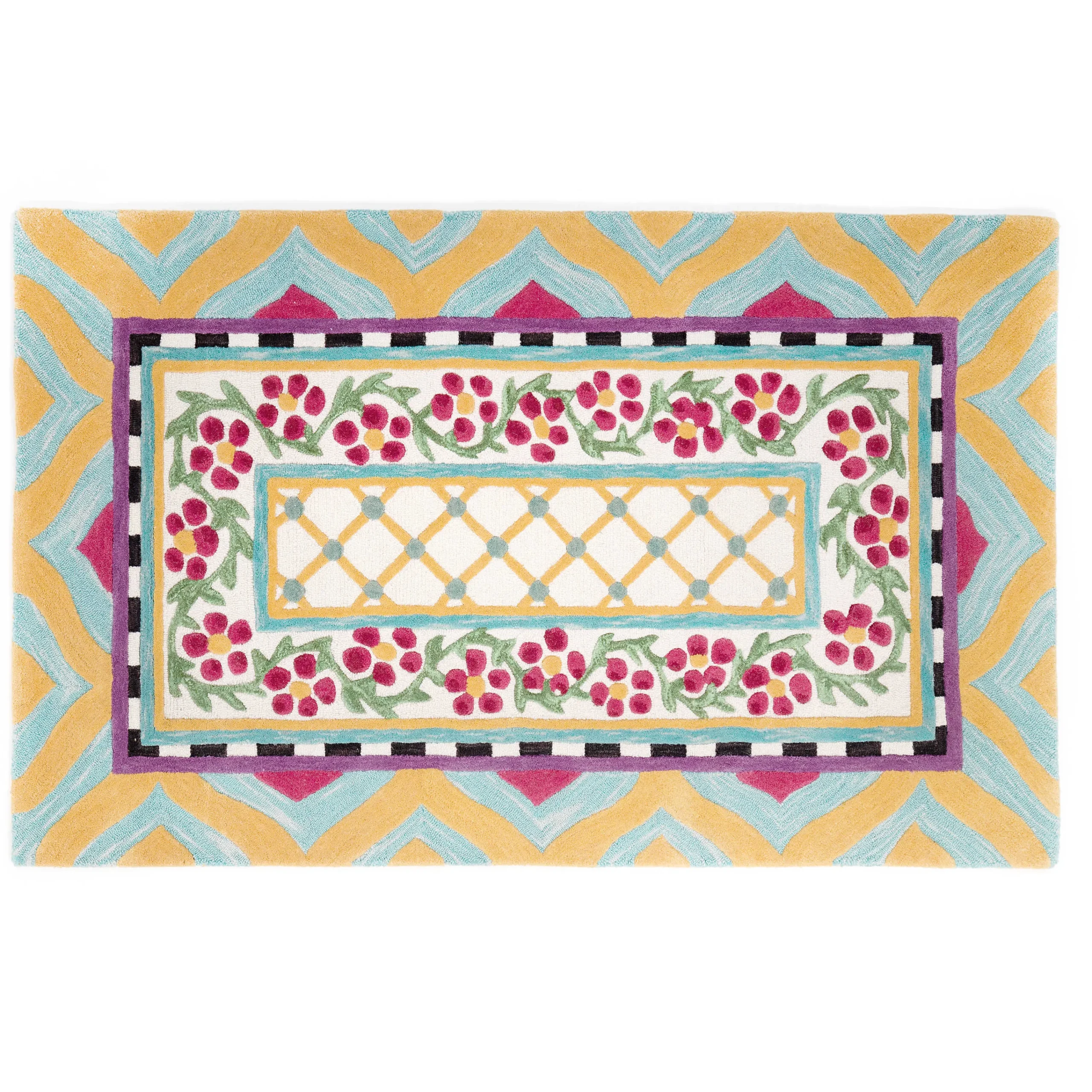 MacKenzie-Childs Hitchcock Field Rug - 3' X 5'* Rugs