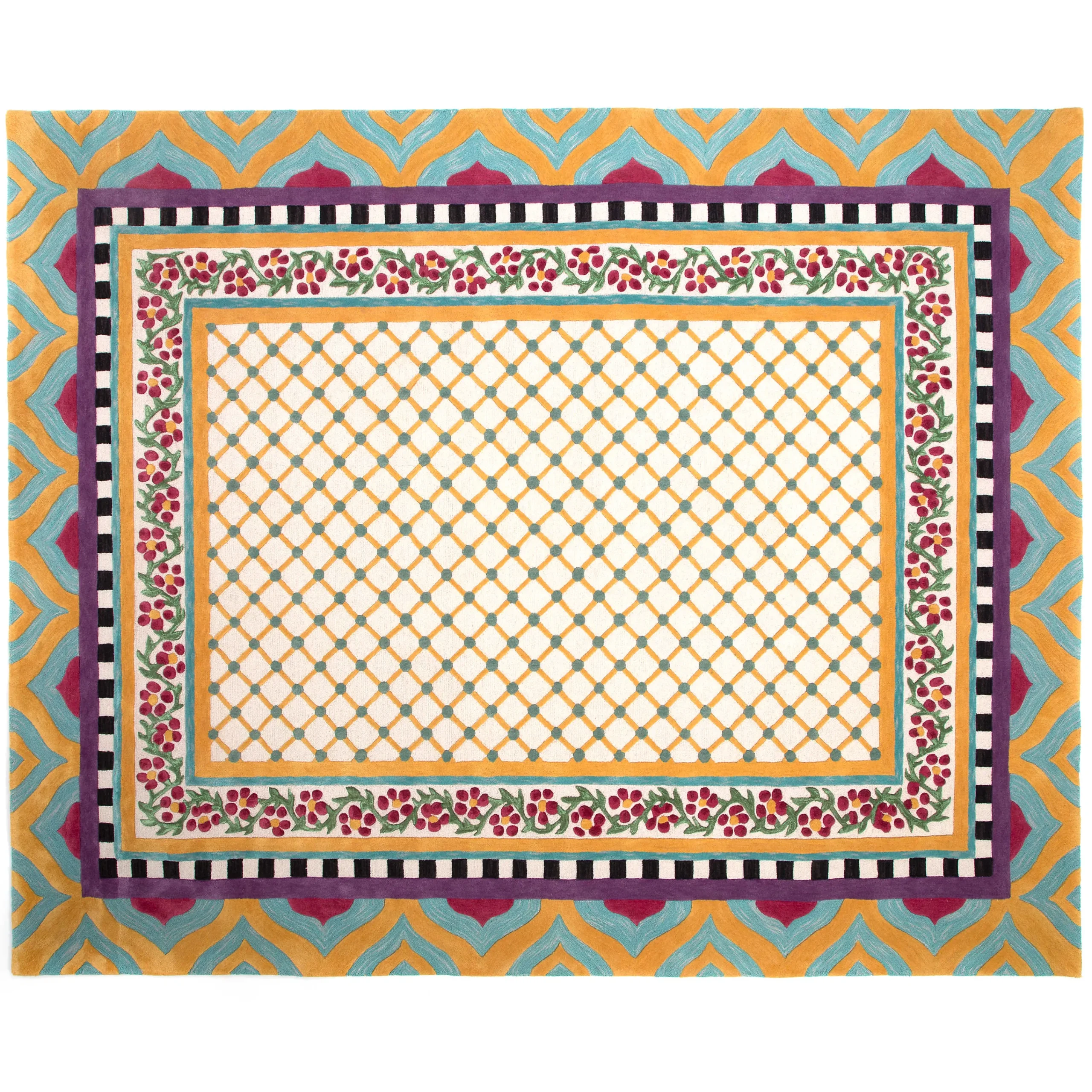 MacKenzie-Childs Hitchcock Field Rug - 8' X 10'* Rugs
