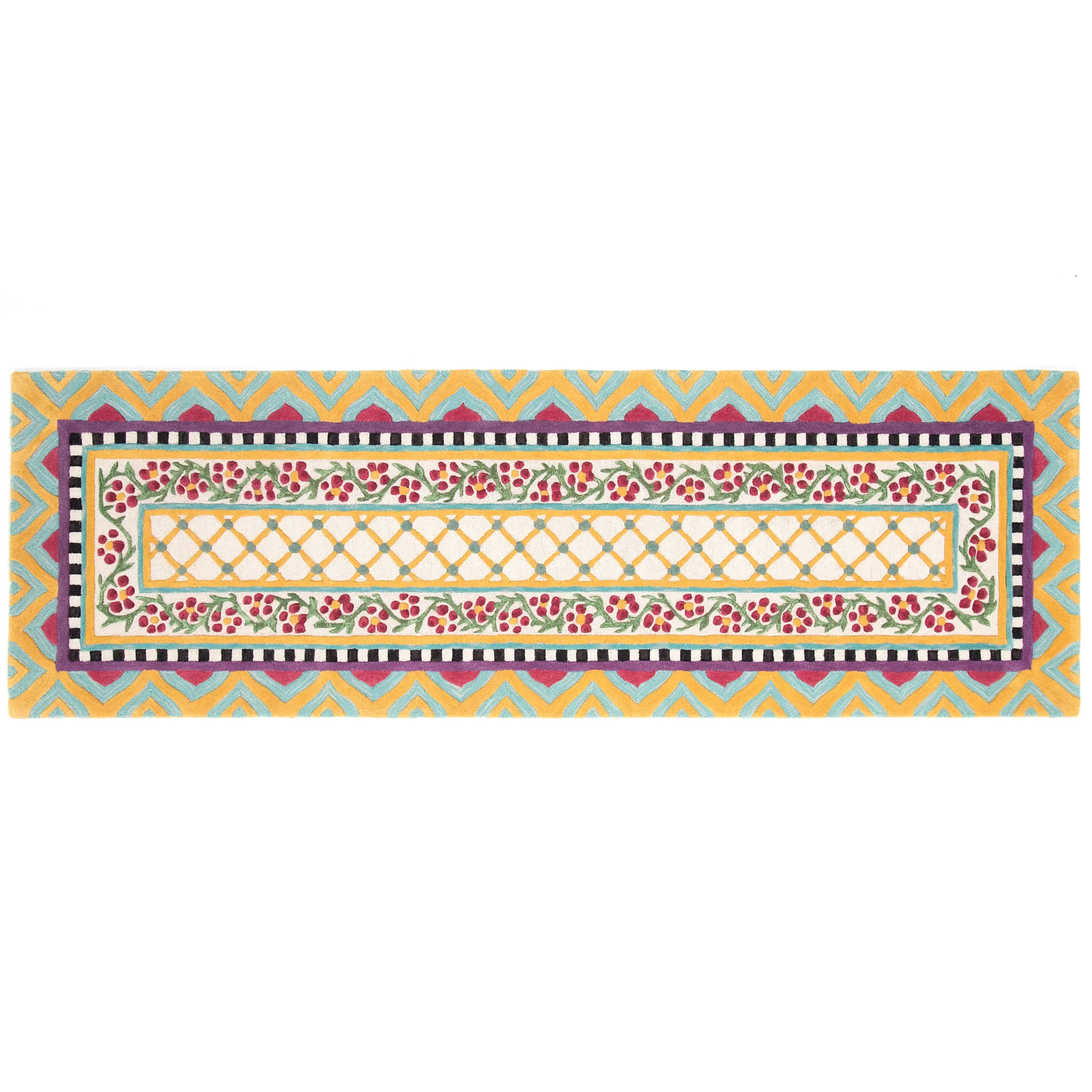 MacKenzie-Childs Hitchcock Field Rug - 2'6" X 8' Runner* Rugs